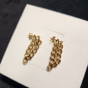 Mejuri Harris Bold Chain Earrings in 14k Solid Gold